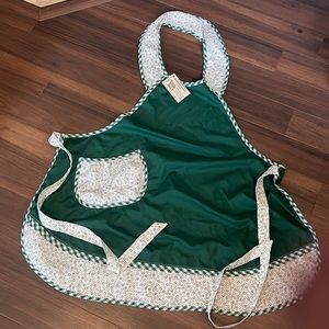 Handmade Blue Fort fancy apron